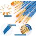 Acrylic Paint Brush Set - 20 Packs/200pcs Nylon Hair Brushes for Oil and Watercolor - Ideal for Art Painting Enthusiasts - A-200p - Buy Online on GoSupps.com