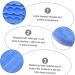 FRCOLOR Silicone Scrubbers 2 1 Makeup Brush Holder Silicone Facial Scrubber Brush Scrubber Cosmetic Brush Cleaning Mat Makeup Cleaner Mat Makeup Brush Drying Holder Silica Gel Bracket 11x10cm Blue - Buy Online on GoSupps.com