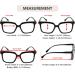 Eyekepper High Quality Oversized Rectangular Reading Glasses for Women - Stylish Yellow +2.50 Reading Aid - Buy Online on GoSupps.com