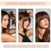 Morica 100% Human Hair Clip in Bangs - Wispy Fringe with Temples, Air Bangs for Daily Wear (A-Black Brown) - Buy Online on GoSupps.com