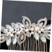 Beaupretty Bridal Hair Comb Accessories combs for rhinestone bridal comb Wedding Comb Bridal Clips bridal headpieces Pearl Bridal Comb flower clips for women accessories bride Comb - Buy Online on GoSupps.com