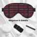 Double-Sided Eye Mask for Sleep - Cancer Awareness & Breast Cancer Support - Unisex Sleep Shade Cover - Buy Online on GoSupps.com