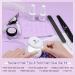 Saviland Nail Tips & Glue Gel Kit - Clear Coffin Fake Nails with 4-in-1 Mini Lamp for DIY Acrylic Extensions at Home - Buy Online on GoSupps.com