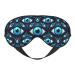 Double-Sided Eye Mask Eye Sleep Shade Cover Turkish-Blue-Evil-Eye-Bead Unisex Night Sleeping Mask