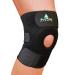 AllyFlex Sports Patella Stabilizer Knee Brace - Breathable Adjustable Knee Support for Joint Pain Arthritis Meniscus Tear ACL MCL. Open Patella Dual Stabilizers Non Slip Neoprene Wrap for Men & Women