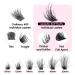 zanlufly 20MM Fluffy Lashes Extension Kit - Mink Clusters & Individual Lashes with Bond  Seal  and Applicator - Buy Online on GoSupps.com