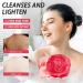Rose Soap Handmade Soap Bar Natural Soap with Rose Essential Oil Facial Soap Bar Cleanser Suitable for All Skin Types Face & Body Cleansing Hydrating Moisturising Exfoliating Vegan & Residue-Free 1 - Buy Online on GoSupps.com