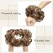 Silk-Co Hair Part with Rubber Band | Wavy Soft Bun Hair Extensions | Light Brown & Ash Blond | 55g Thickening Messy Bun Updos - Buy Online on GoSupps.com