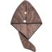 Itoda Hair Towel - Microfiber Absorbent Turban for Long Hair | Soft Durable & Fast Drying | Perfect for Home & Travel - Brown - Buy Online on GoSupps.com