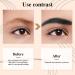 3D Waterproof Microblading Eyebrow Pen Natural Brows Eyebrow Pencil with 4 Fork Tip Magical Liquid Eyebrow for Makeup Beginners (Black) - Buy Online on GoSupps.com