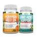 NutriONN Pumpkin Seed Oil Softgels & Uric Acid Support Capsules Combo - Targeted Support for Kidney Health & Uric Acid Management