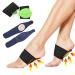 SUBAOQI 2 Pair plantar fasciitis relief foot band arch support brace sleeve  plantars fasciitis pain high arch supports bands for flat foot  wrap women men heel spur products