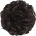 Fine Hair Part with Rubber Band | Medium Brown Hair Extension Ponytail for Women & Girls - 38g Dutt Hair Tie - Buy Online on GoSupps.com