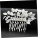 DOITOOL Hair Accessories Wedding Hair Comb Pearl Hair Comb Tiara Combs Bridal Hair Comb Straight Teeth Hair Comb Delicate Barrette Comb Wedding Hairpin Comb Modeling Headgear - Buy Online on GoSupps.com