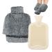 2 in 1 hot water bottle for the feet soft flannel foot hot water bottle without electricity heating pad for cold feet in winter