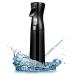 Spray bottle for hair with continuous water mist for hairstyles plants cleaning 300 ml (1 pack) Black