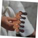 Hapinary Wooden Massage Comb for Scalp Care | No Static Wide Tooth Portable Hair Tool - 10.00cm x 5.50cm - Buy Online on GoSupps.com