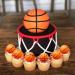 Ephlyn 10 Pack 3D Basketball Cupcake Toppers Basketball Cake Toppers Decorations for Sports Theme Baby Shower Birthday Party Cake Decorations Supplies Style 15 - Buy Online on GoSupps.com