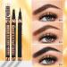 Huvqianu Eyebrow Pencil Portable Liquid Brow Pen 4 Tip Long Lasting Cosmetic Kit 1ML Smudge Proof Make Up Eyewear Microbladings Eyebrow Filler for Men Women Daily Makeup 1 - Buy Online on GoSupps.com