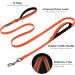 Vivaglory Traffic Handle Dog Leash - Reflective Padded Handles 1.5m Strong Training Line for Dogs - Orange - Buy Online on GoSupps.com