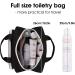 Large Full Size Black Toiletry Bag for Women - Travel Makeup Organizer - Buy Online on GoSupps.com