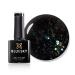 Bluesky Gel Nail Polish Black With Rainbow Lt123 Black Dark Glitter Long Lasting Chip Resistant 10 ml (Requires Drying Under UV LED Lamp)
