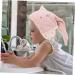 Housoutil 2pcs Dry Hair Cap Shower Cap Hair Absorbent Cap Turban Kids Shower Caps for Girls Hijab for Kids Makeup Towel Kids Headbands Girls Headbands Quick Dry Child Scarf Coral Fleece Pink - Buy Online on GoSupps.com