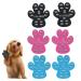 Valfrid Anti-slip Paw protection for dogs 48 pieces self-adhesive silicone gel Considering non-slip traction dog shoes dog shoes replace multicolored multicolor S-3.9cm (0-5kg)