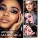 Maki Yika Black Grey Smoky Eyeshadow Palette - 9 High Pigmented Colors for Long Lasting Goth Look - Buy Online on GoSupps.com