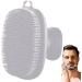 Silicone Face Cleansing Brush - Face Scrubber with Handle Soft Silicone Facial Cleansing Brush Waterproof Face Exfoliator Blackhead Pore Pad Face Wash Brush for Cleaning Gyouza White - Buy Online on GoSupps.com