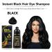 Lymznus Herbal Black Hair Dye 3-in-1 500ML - Instant Black Hair Shampoo for Women & Men | 100% Grey Coverage | Black Hair Color Shampoo - Buy Online on GoSupps.com