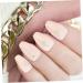 SKISUNO 1 Set Nail Patch Fake Nail Tips Nail Salon Supplies Nails Decoration Fake Nails with Glue Full Cover Nails Nail Art Stickers Nail Decoration Nail Stickers Manicure Plastic X4 Pink - Buy Online on GoSupps.com