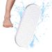 Joberio Heel Scrubber | Clear Foot File - Glass Foot File Pedicure Helper in-Shower Foot Scrubber Dead Skin Remover for Soft Feet