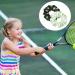 Xunyee 20 Pcs Tennis Hair Ties - Elastic Scrunchie Rounds in Chiffon White and Black | No Crease Hair Accessories for Girls, Women, Tennis Players - Buy Online on GoSupps.com