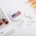 American Hero Flag Contact Lens Case - Portable Round Storage Kit with Mirror for Travel & Daily Use - Buy Online on GoSupps.com