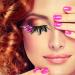 Colored Eyelashes 5D False Eyelashes with Glitter Fake Mink Eyelashes Wispies Fluffy Colored Eyelashes Dramatic Strip Eyelashes for Christmas Cosplay Costumes Fake Eyelashes Type 7 - Buy Online on GoSupps.com