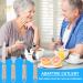 Maotrade 4-Piece Easy Grip Cutlery Set for Seniors | Adaptive Utensils for Arthritis & Parkinson's | Slippery Handle Design | Ideal for Disabled & Elderly (Gray) - Buy Online on GoSupps.com