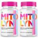 (2 Pack) Mitolyn Official Mitolyn Purple Peel Capsules with All Natural Ingredients Mito Lyn Advanced Formula Health Support Maximum Strength Wellness Supplement for Women and Men (120 Capsules)