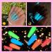 SAVILAND Glows in The Dark Gel Nail Polish Set - 12 Colors Neon Glow Nail Polish for DIY Nail Art - Valentines Day Gift - Buy Online on GoSupps.com