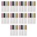 IMIKEYA Lot de 40 Tubes de Gloss L vres Vides 10 Ml avec Applicateur Brosse Int gr Rechargeables et Anti-Fuite en ABS Robuste Couleurs Assorties Or Argent Noir et Rose pour