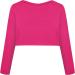 BONNY BILLY Girls Cardigan Long Sleeve Knitted Cotton Bolero Shrug - 3-4 Years, Hot Pink - Buy Online on GoSupps.com