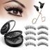 Magnetic Eyelashes with Applicator - Magnetic Eyelashes Natural Look Strong Hold No Glue Needed - Reusable Natural Magnetic Lashes Kit without Eyeliner