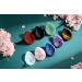 DUQGUHO 1.7 Amethyst Worry Stone - Natural Healing Crystals for Anxiety Relief | Reiki Energy Pocket Stone - Buy Online on GoSupps.com