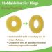 Elastic Moldable Ostomy Barrier Rings 2 (48mm) 4mm Thickness - Non-Leaking Seal, Sting-Free Hydrocolloid Skin Barrier Extender Ring for Colostomy Bags - 10 Pack - Buy Online on GoSupps.com