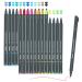 Vitoler 24 Colored Journaling Pens  Fine Line Point Drawing Marker Pens for Writing Journaling Planner Coloring Book Sketching Taking Note Calendar Art Projects Office School Supplies (24 Colors)