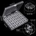 54 PCS Bobbins for Sewing Machine  Contains 2 Pack Transparent 25 Empty Slots Spools and Box  Extra 4 Plastic H-Shaped Floss Bobbins - Buy Online on GoSupps.com