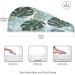 Tropical Leaves Dry Hair Cap Set | 2-Piece Quick Drying Towels & Button Headband | Super Absorbent & Soft for Effortless Drying - Buy Online on GoSupps.com