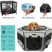 Seiyierr Portable Pet Playpen with Carrying Case - Indoor/Outdoor Puppy & Cat Playpen for Small Dogs - Removable Mesh Shade Cover Included - Buy Online on GoSupps.com