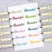 WRITECH Arts Sign Brush Pen Brush Tip Marker Felt Tip Water Based Ink Color Pens 12 Assorted Vintage Colors Great for Lettering Journaling Calligraphy (Vintage) - Buy Online on GoSupps.com