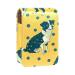 Lipstick Case Leather Lip Gloss Lipstick Organizer with Mirror Mini Lipstick Holder Bag Border Collie on Yellow Background B557r3darg